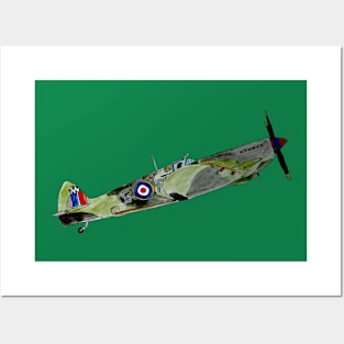 Spitfire aircraft Posters and Art